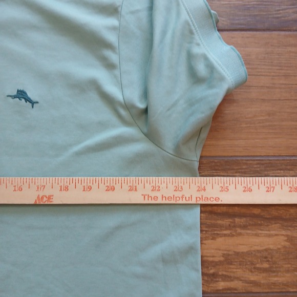 Tommy Bahama Polo Mens Extra Large Green Golf Casual Cotton Polyester Blend - Picture 6 of 11